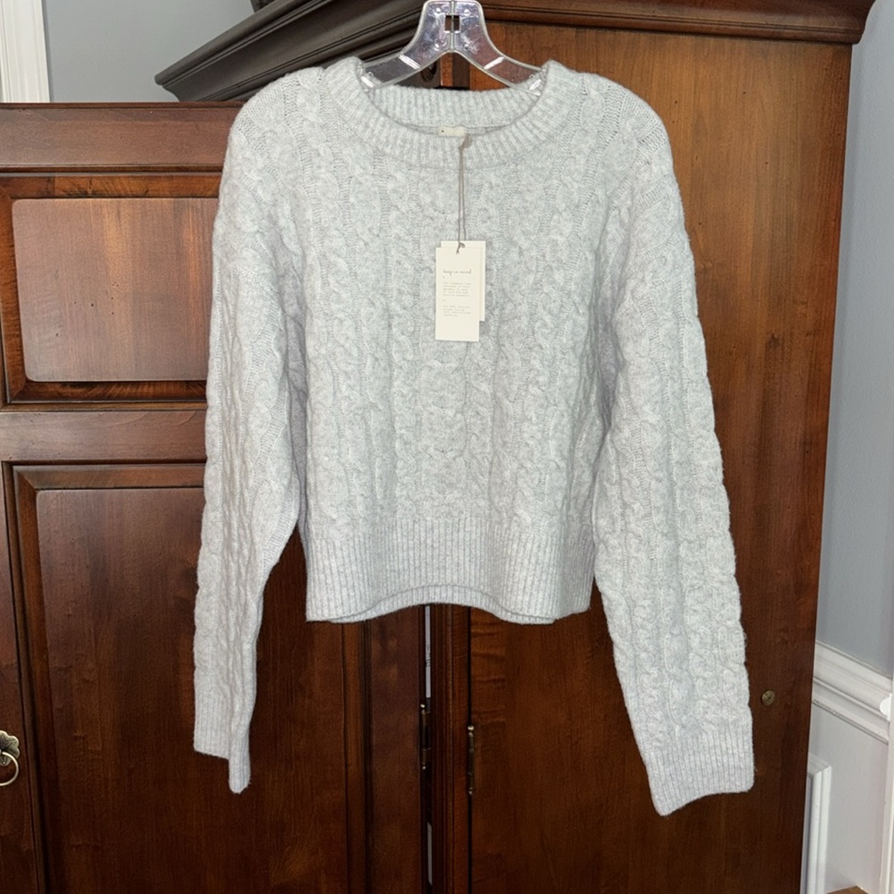 NWT A New Day Crewneck Cropped Sweater